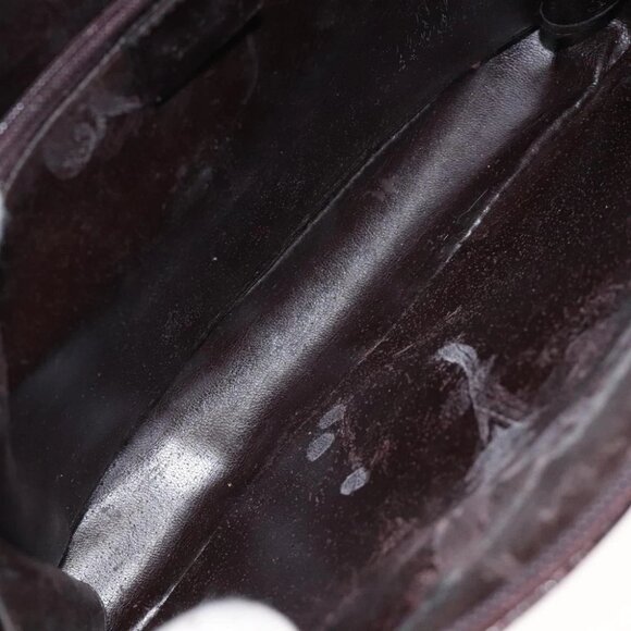 GUCCI Clutch Bag Leather Black Silver 018 0040 Auth ep9261 - Picture 11 of 14